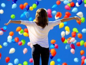 La felicidad, bienestar y satisfacción en la vida.