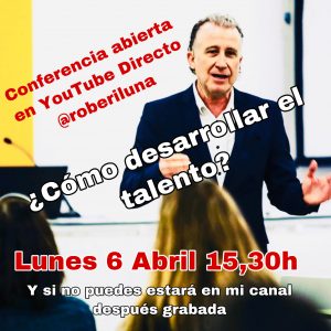Videoconferencia online del catedrático en dirección de empresas roberto luna sobre el desarrollo del talento